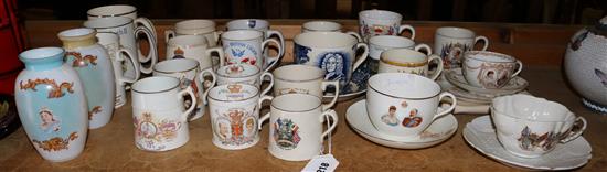 Quantity commemorative ceramics